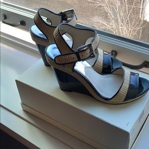 Michael Kors peeptoe wedges